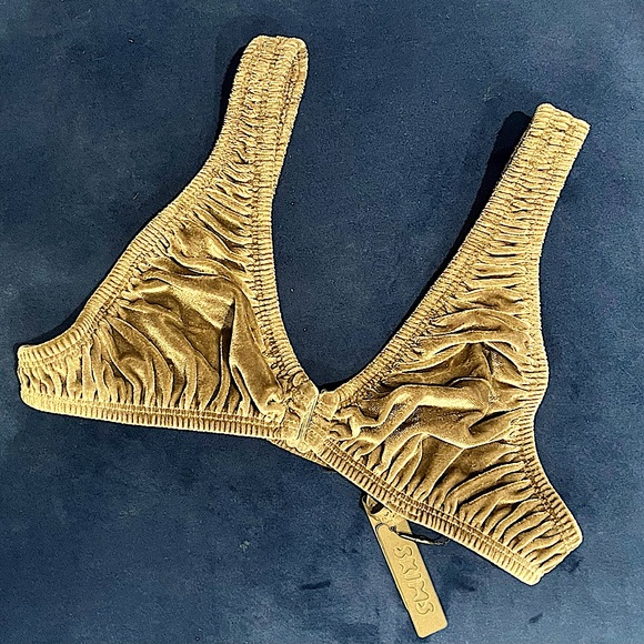 SKIMS Stretch Velvet Collection Bra Bralette in Amethyst - New with Tags! - Picture 10 of 15